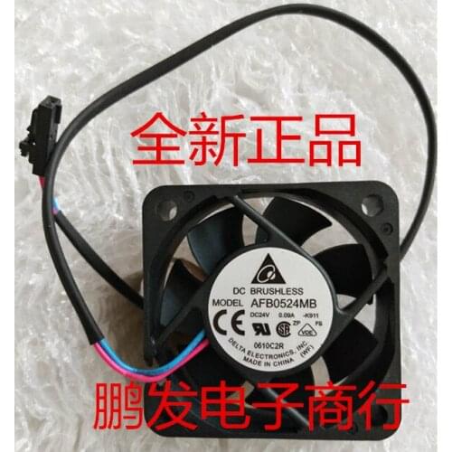 Delta Electronics AFB0524MB K911 DC 24V 0.09A 50x50x15mm Server Cooling Fan