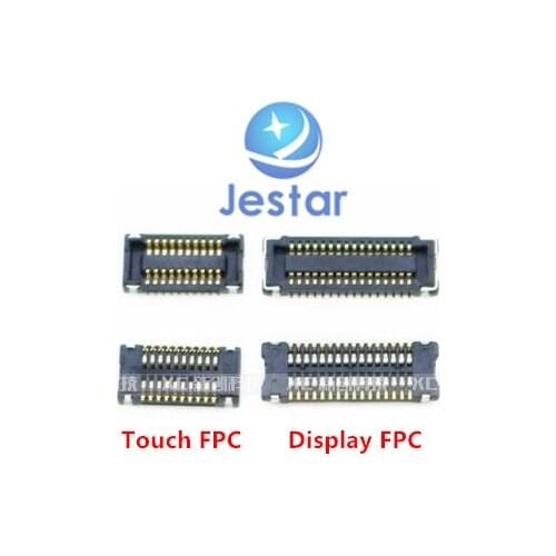 5pcs/lot LCD Display Touch FPC CONNECTOR For iPad pro 9.7 A1673 10.2 A2197 10.5 A1701 12.9 1 2 GEN 2018 on motherboard