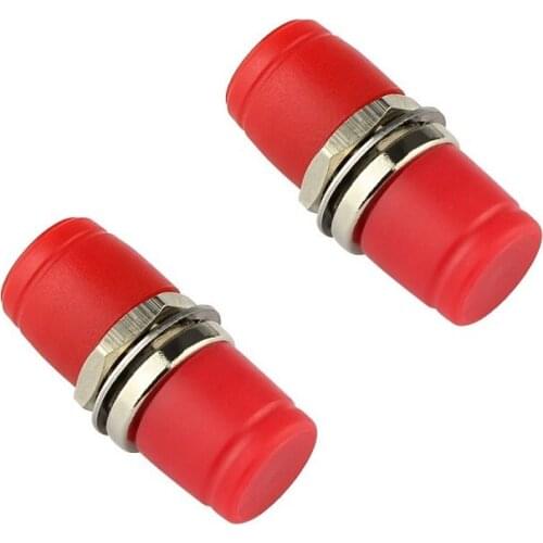 50PCS/lot FC UPC Small D Fiber Optic Adapter FC Optical Fiber Coupler FC Circular Fiber Flange FC Connector