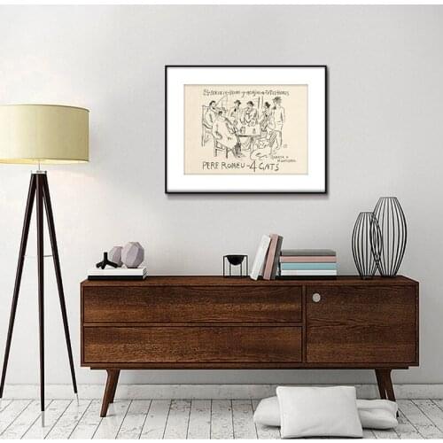 Black White Line drawings Abstract canvas painting Wall art Picture for Living Room Morden minimalist art Decor Nordic poster