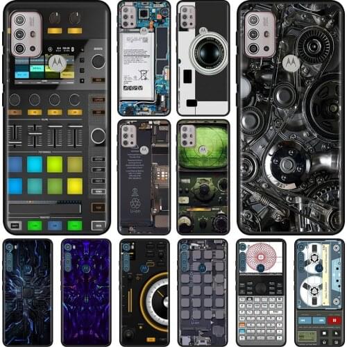 Camera Battery Calculator Case For Moto One Fusion Hyper Edge E6s Capa Shell for Moto G30 G10 Power G9 Play G8 Lite G Stylus