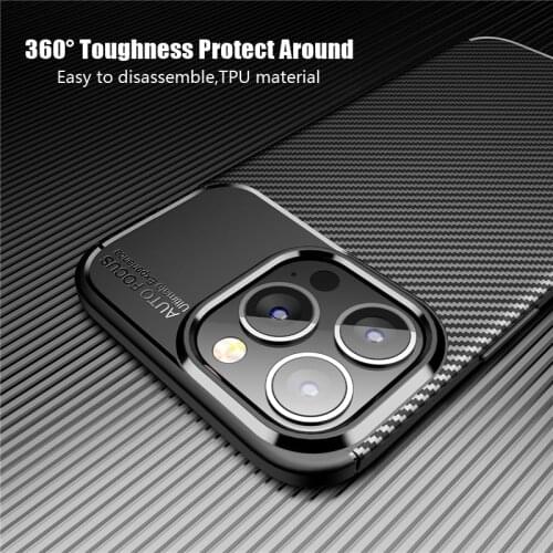 For iPhone 13 Pro Case Cover Shockproof TPU Bumper Soft Silicone Smooth Armor Phone Case For iPhone 11 Pro Max 12 Mini SE 2020