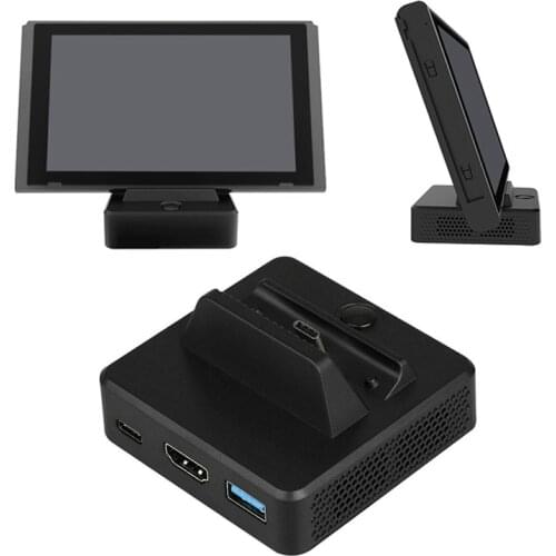 TV Converter Dock for Nintendo Switch Console Type-C Port Charging Station Cooling Replacement Accessories HDMI-compatible