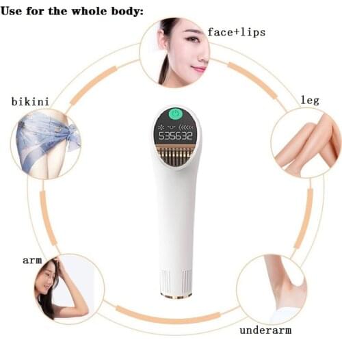500000 Flash IPL Laser Hair Removal Handheld Women Professional Household Device Permanent Painless Epilator Machine Whole Body