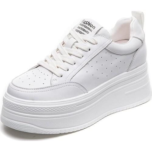 White Sneakers for Womens Leather Shoes Woman Fashion 2021 Designer Shoes Woman Sneakers with Platform Sneakers Women High Heel