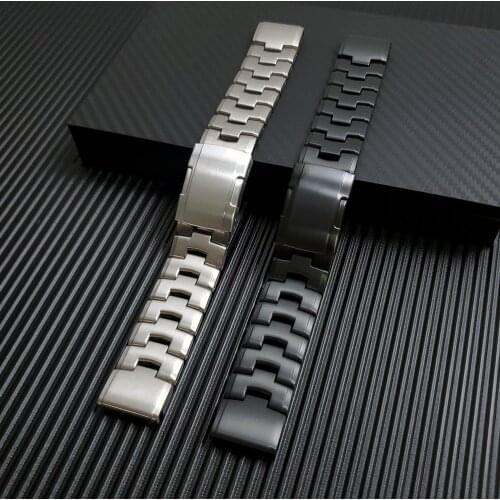 Metal Strap For Fenix6 Straps Belt Bracelet For Garmin Fenix 6 6X Pro Band Quick Fit Titanium alloy Stainless steel Watchband