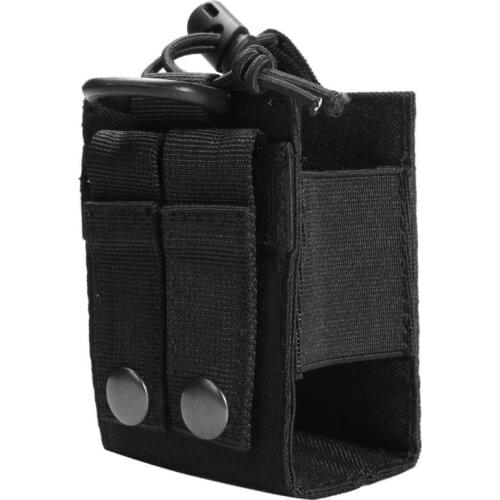 Outdoor Nylon Military3 Color Pouch Sports Molle Radio Walkie Talkie Holder Bag Magazine Mag Pouch Pocket