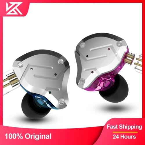 KZ ZS10 Pro Aptx HD Cable In Ear Earphones Hybrid 4BA+1DD Hifi Bass Earbuds Metal Headphone Sport