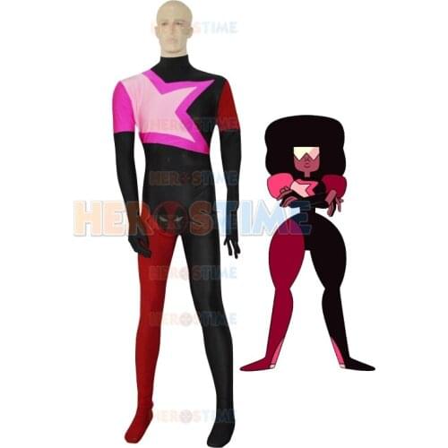 Newest Garnet From Steven Universe Costume adult spandex halloween cosplay show zentai suit for female/girl/women hot sale