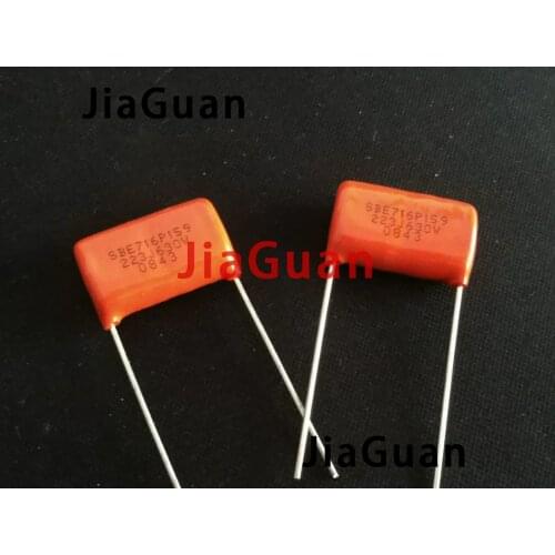 10PCS CDE SPRAGUE CDE716P 630V0.022UF P19MM Orange fever film capacitor MKP SBE 716P 0.022UF 630V 22NF 223/630V
