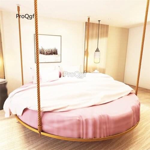 Prodgf 1 Set 180cm round shape Hanging Outdoor Minshuku Bed no mattress