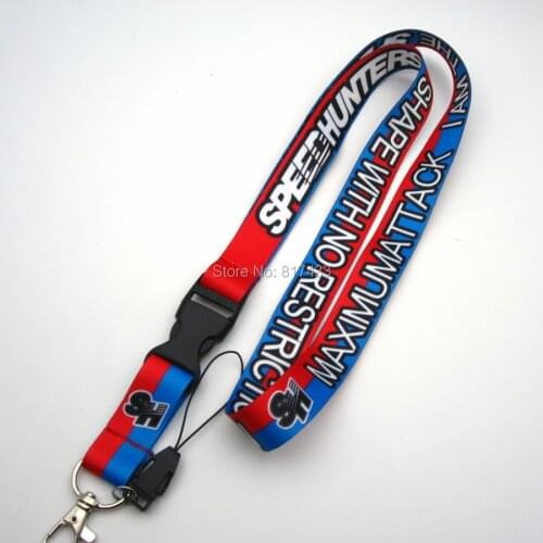 5pcs maximum attack SPEEDHUNTERS SPEED HUNTER KATAKANA SH car Lanyard Neck Strap rope