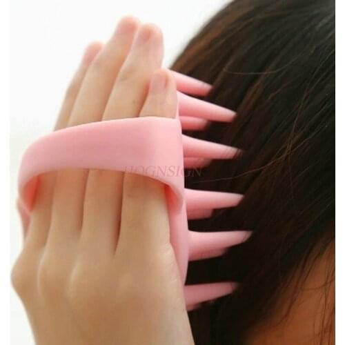 Hand Massage Shampoo Brush Adult Silicone Bath Artifact Does Not Hurt Scalp Combs Head Massager Comb Point Care Tool Hot Sale
