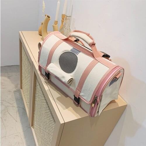 Cat Carrier Backpack Breathable Pet Travel Portable Cat Bag Foldable Pet Carriers Heat Dissipation Pet Supplies