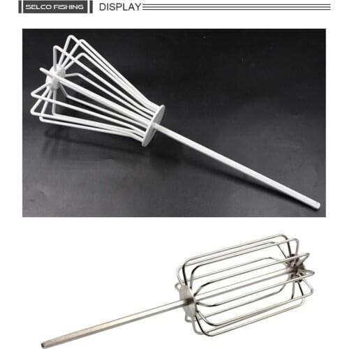 Groundbait Mixer Fishing Carp Fishing Lures Whisk Angler Equipment Tools Fishing Tackles Lures Stainless Steel Baits