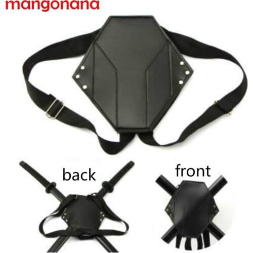 Medival Knights Armor Sheath Belt Ninja Cosplay Costume Adult Back Leather Sword Holder