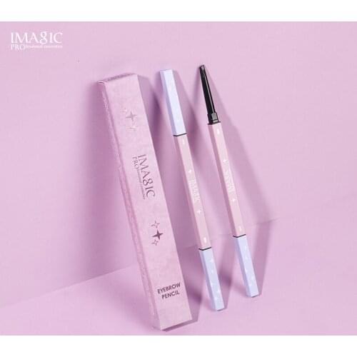 Ultra-fine Triangle Eyebrow Pencil Waterproof Sweat-proof Natural Long-lasting Non-marking Double-headed Eye Brow Pen TSLM1