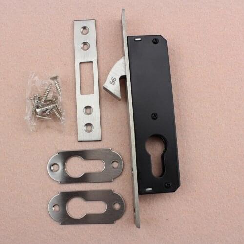 Center distance 20mm Mortise Sliding interior split Door Lock Body hardware