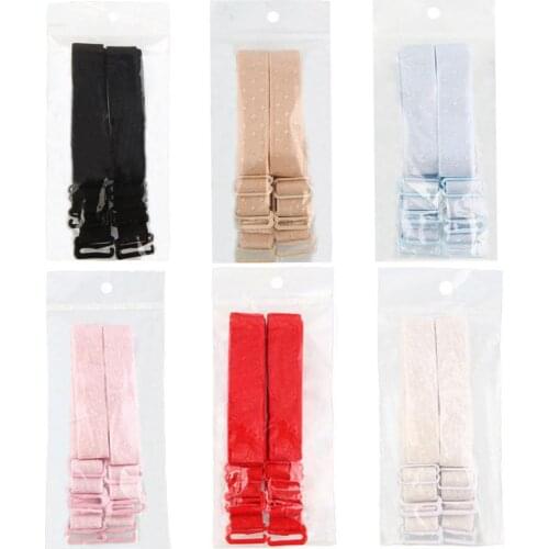 1.5cm Width Jacquard Bra Shoulder Strap Ladies Shoulder Elastic Bra Anti-slip Bra Strap Ladies Womens Clothing Accessories