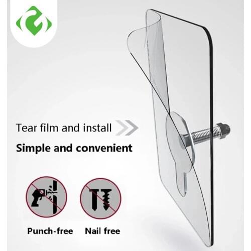 1/8/10pcs Cross Stitch Wall Painting Hole Hook Self Adhesive Hole Nail Non-Trace Photo Frame Hole Hanging Nail Seamless Adhesive