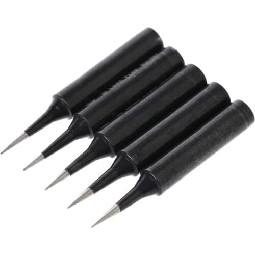 5 Pcs Lead Free Replacement Soldering Solder Iron Tips 900M-T-I For Hakko Saike 936 852d+ 909D