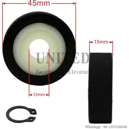 Elevator Door Lock Roller Gateball DK-RSL DK-RN4 OD45mm W15mm ID12mm Bearing 6002