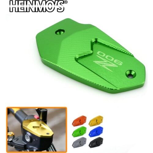 Motorcycle Accessories Front Brake Fluid Reservoir clutch Fluid Oil Protector Alloy Tank Cap Cover For Kawasaki Z900 Z 900 2017