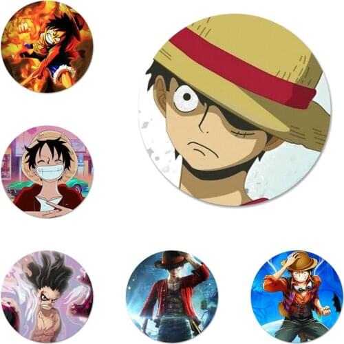 Anime One Piece Luffy Badge Brooch Pin Accessories For Clothes Backpack Decoration gift