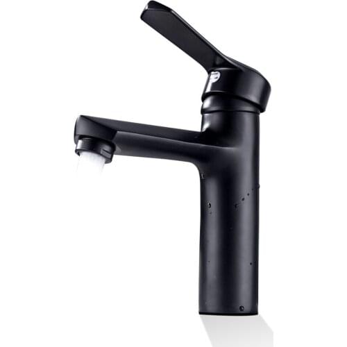 Faucet black hot and cold bathroom basin black above counter basin bathroom wash basin lavatory faucet