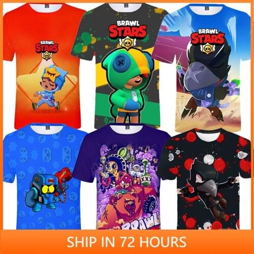 Colt Nita Game Leon and Star,Crow 3d T-shirt Shirt Boys Girls Harajuku Short Sleeve Jacket Coat Kids Tshirt Teen Clothes