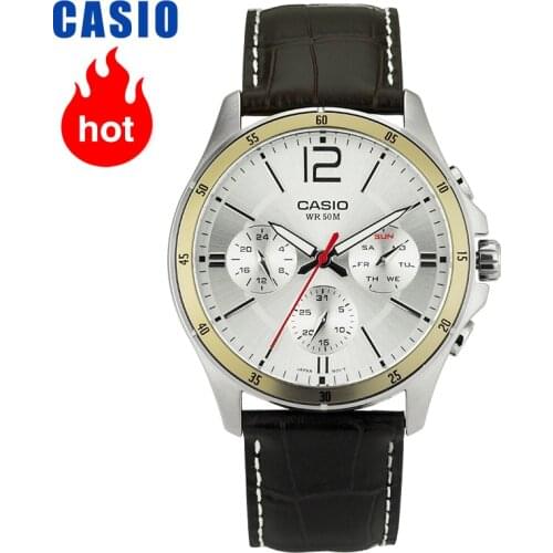 Casio Watch Pointer Series Multi-function Chronograph Mens Watch MTP-1374L-7A