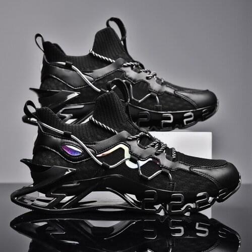 2021 Male Running Shoes for Men Blade Shoes Cushioning Sneakers Breathable Sports Shoes Outdoor Athletic Training Walking Shoes