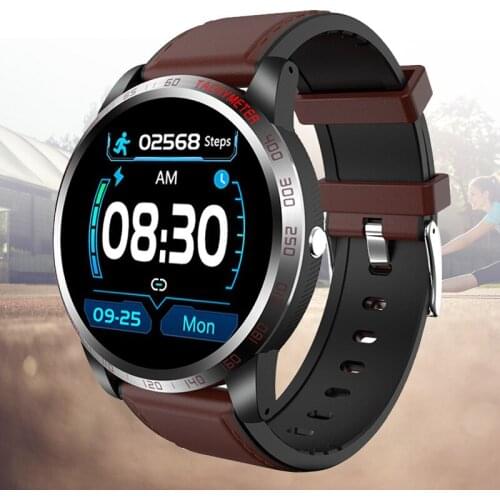 2020 New Best Selling Round Smart Watch ECG PPG Heart Rate Blood Pressure Monitor IP67 Waterproof Smartwatch pk DT78 L5 L8 L7