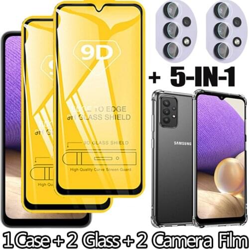 Films Tempered Glass samsung a32 5G Phone Screen Protector for samsung galaxy a32 Camera Film samsung a50 a71 a51 a32 glass Case