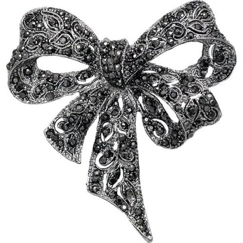 QCOOLJLY Brooches Bow On Clothes