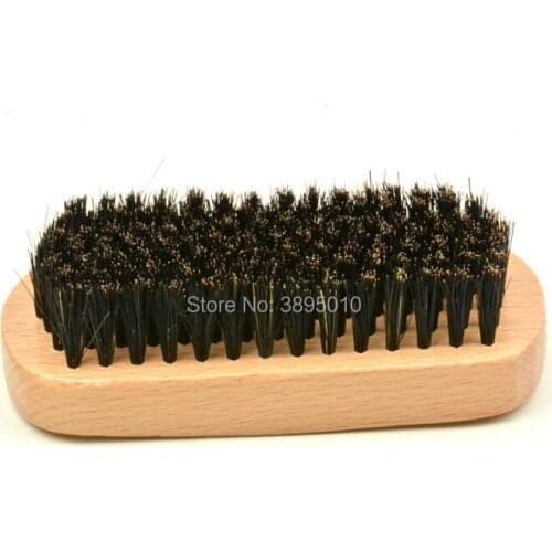 Beard Brush For Men Facial Face Massager Nylon Hair Shaving Brush Wood Handle Massage Cleaner Comb F1029