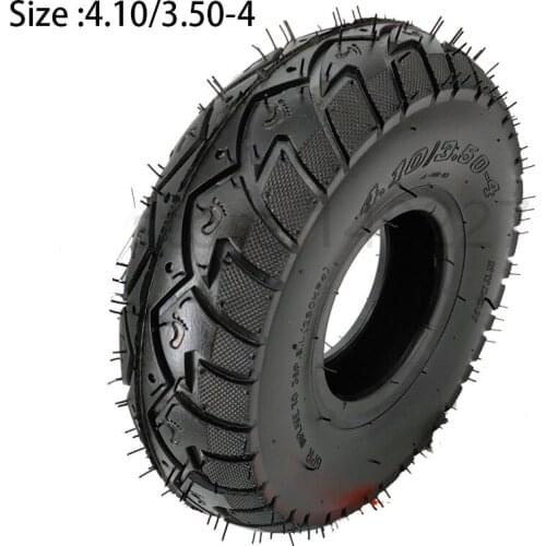 10 Inch 4.10 3.50-4 Tyre 4.10-4 Outer Tires Inner Tube Fit Electric Tricycle Trolley Electric Scooter Warehouse Car