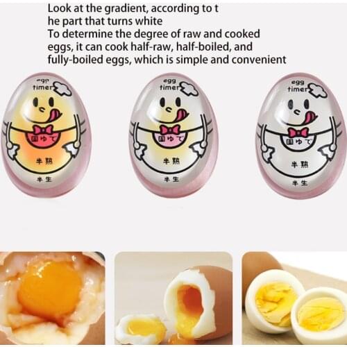 Egg Timer Sensitive Hard & Soft Boiled Color Changing Indicator Tells When Eggs are Ready Kitchen Tools Gadgets R7UB