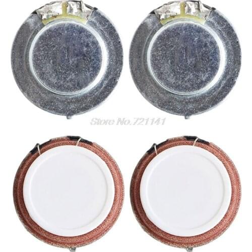 1 Set 2Pcs 4 Ohm 27mm 3W High Fidelity Audio Stereo Speaker Vibration Resonance Dropship
