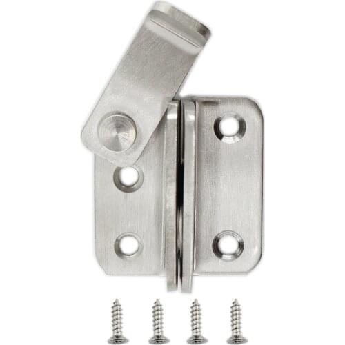Sliding Door Lock,Stainless Steel Gate Latches Flip Latch Safety Door Bolt Latch Lock,Heavy Duty Hasp Safety Door Lock Latches