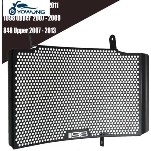 Radiator Grille Guard Cover Grill Protector For Ducati 848 1198 1098 Upper Radiator Guard 2007 2008 2009 2010 2011 2012 2013