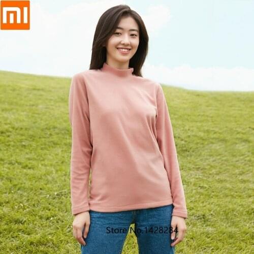 Youpin Womens Autumn Winter Fleece Casual Jacket Outdoor Sports Coats Hiking Camping Skiing Trekking girl Bottoming clothes