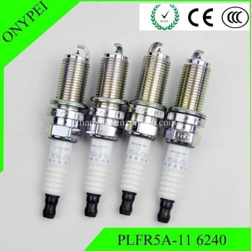 4 PCS PLFR5A11 PLFR6A11 Car Styling Spark Plug For Nissan Infiniti FX35 FX45 PLFR5A11 6240 PLFR5A 11