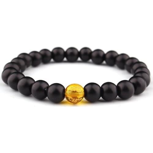 8mm multicolor Agate Chakra Healing Reiki Buddha Yoga Bracelet elastic adjustable Volcanic Stone Bangles yfh4s