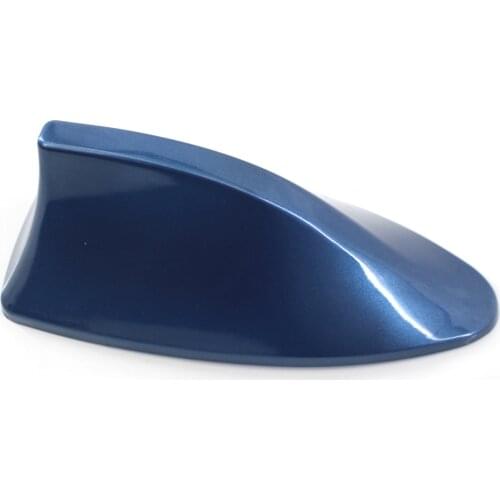 Blue Color Shark Fin Style Car Auto SUV Roof Radio AM/FM Signal Aerial Antenna