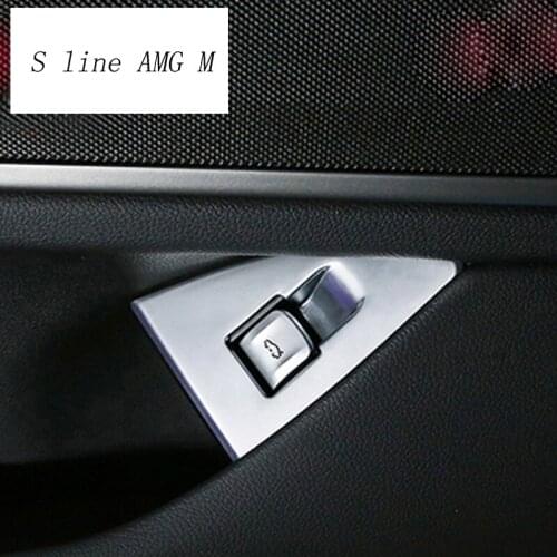 Car styling For BMW 7 Series G11 G12 Car rear trunk Tailgate switch button decoration covers Stickers trim auto accessories LHD