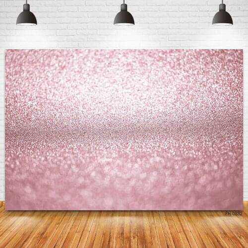 Princess Birthday Party Photo Studio Shiny Backdrop Silver Dots Glitter Bokeh Wedding Photography Background Baby Girl Photocall