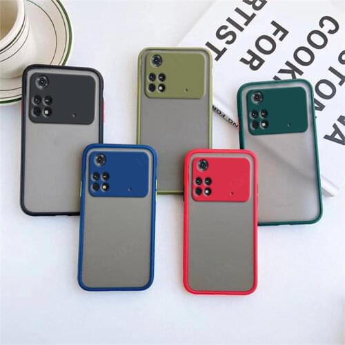For Cover Xiaomi Poco X3 NFC Case For Poco X3 NFC Luxury Translucent Matte Cover For Redmi Note 9 Pro 9S 8 T Poco X3 NFC Fundas