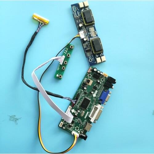 Kit for LM190E08-TLB4 30pin Controller board LVDS 4 lamps HDMI Driver 19" Screen Panel VGA DVI M.NT68676 DIY 1280X1024