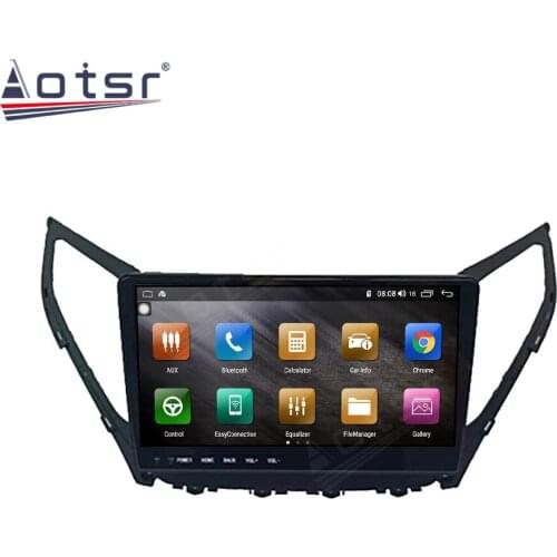 For Hyundai Azera Android Radio Tape Recorder 2014-2015 Car Multimedia Player Stereo Head Unit Tesla Style WIFI GPS Navi No 2din